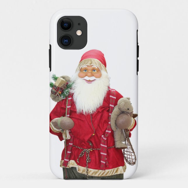 Smiling Santa Case-Mate iPhone Hülle (Rückseite)