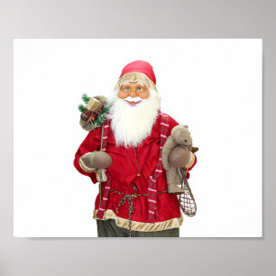 Smiling Santa Poster