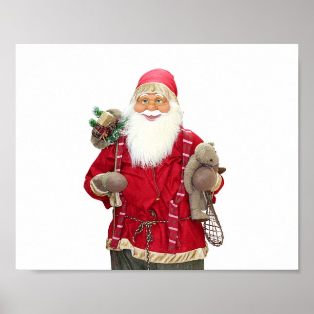 Smiling Santa Poster (Vorne)