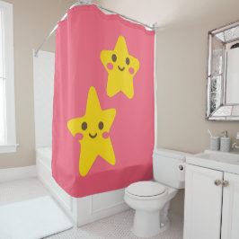 Smiling Stars Shower Curtain Duschvorhang