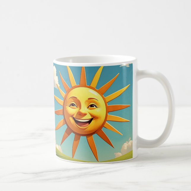 " SMILING SUN " KAFFEETASSE (Rechts)