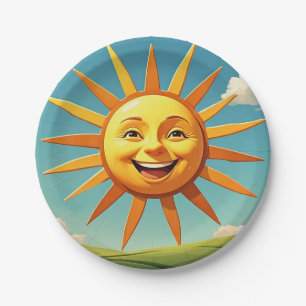 " SMILING SUN " PAPPTELLER