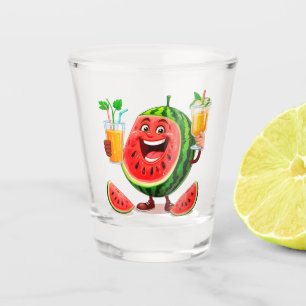 Smiling Watermelon Charakter Genuss Schnapsglas