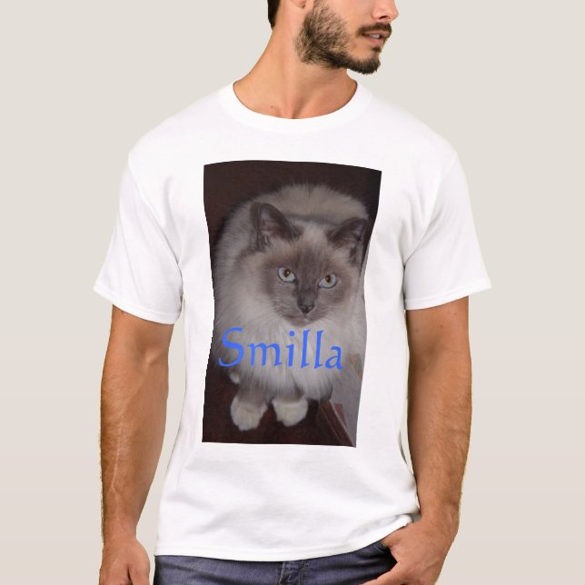 Smilla die Birman Katze T-Shirt (Vorderseite)