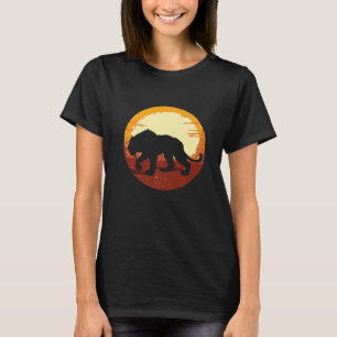 Smilodon Prähistorischer Säbeltooth Tiger Mountain T-Shirt