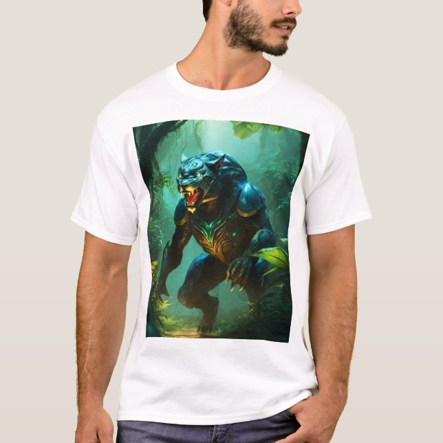 Smilodon Tiger: T-Shirt (Vorderseite)