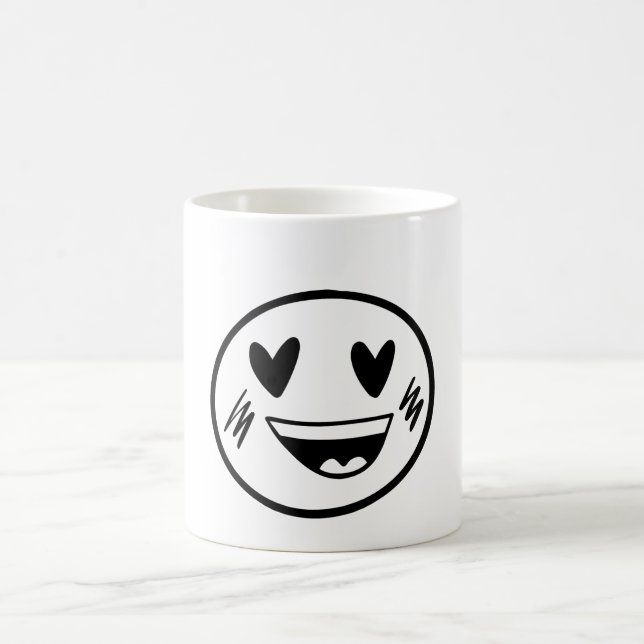 SMILY EMOJI KAFFEETASSE (Mittel)
