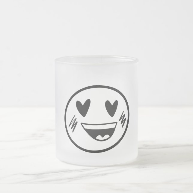 SMILY EMOJI MATTGLASTASSE (Mittel)