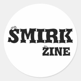 Smirk Zine kleine Aufkleber