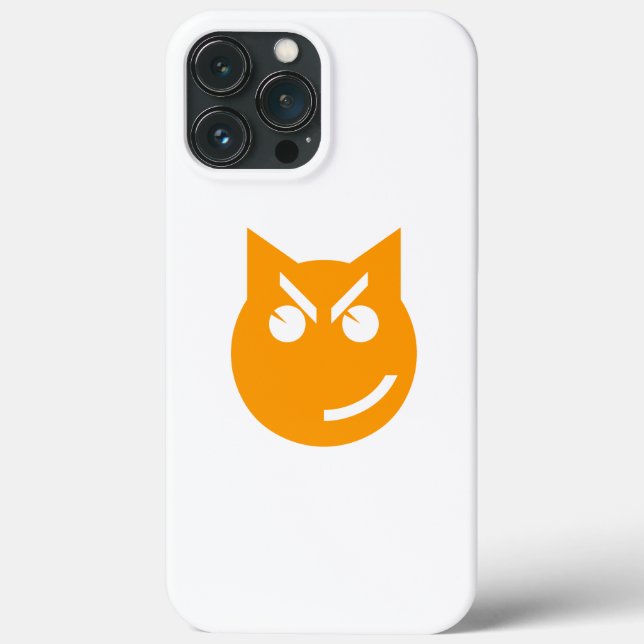 Smirking Emoji Cat Case-Mate iPhone Hülle (Rückseite)