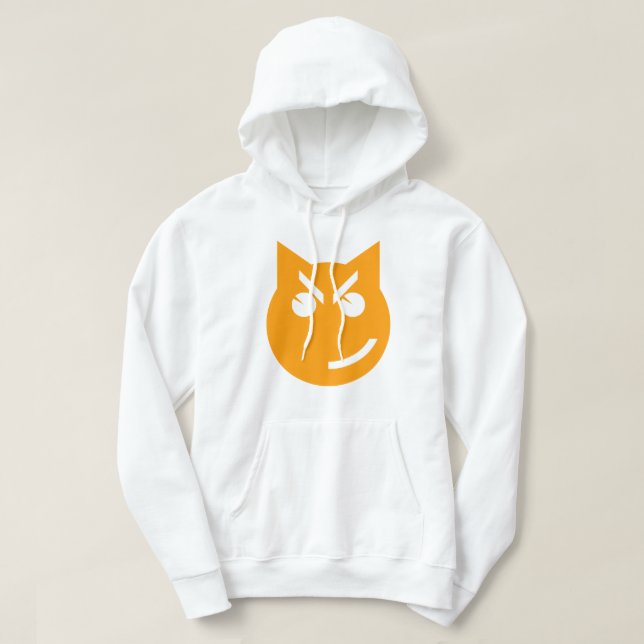 Smirking Emoji Cat Hoodie (Design vorne)