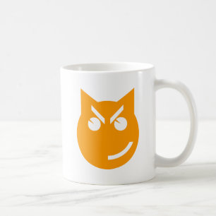 Smirking Emoji Cat Kaffeetasse