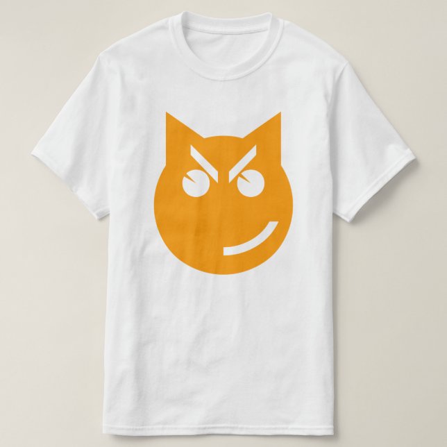 Smirking Emoji Cat T-Shirt (Design vorne)