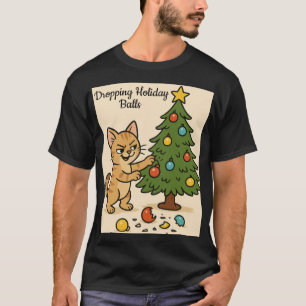 Smirking Kitten Weihnachtschaos2 T-Shirt