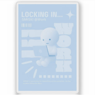 Smiski Poster Aufkleber