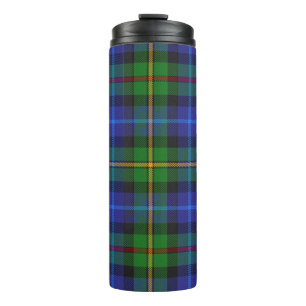 Smith Clan Navy und Grün Highland Plaid Thermosbecher