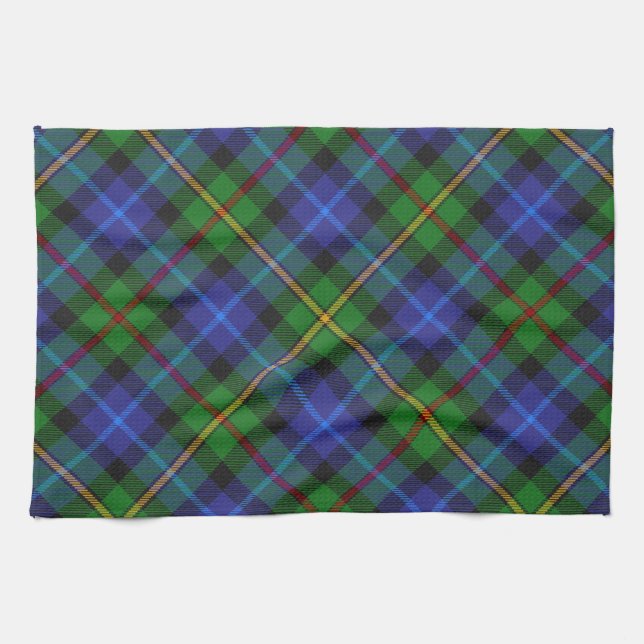 Smith Clan Scottish Tartan Kariertes Muster Geschirrtuch (Horizontal)