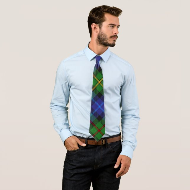 Smith Clan Scottish Tartan Kariertes Muster Krawatte (Beispiel)