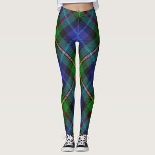 Smith Clan Scottish Tartan Kariertes Muster Leggings