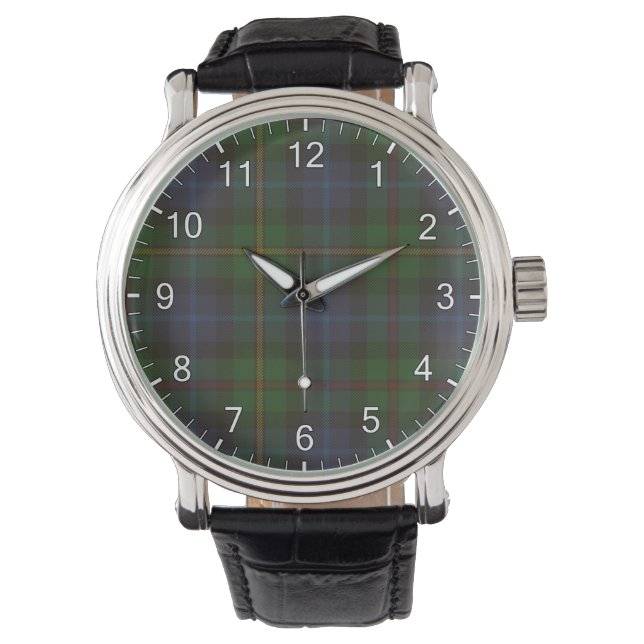 Smith Clan Tartan Armbanduhr (Vorderseite)