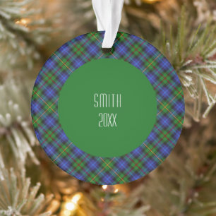 Smith Clan Tartan Kariert Ornament