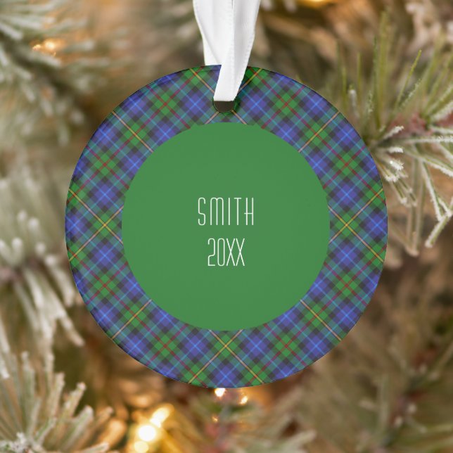 Smith Clan Tartan Kariert Ornament (Baum)