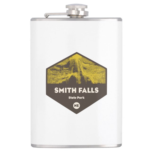 Smith Falls Staat Park Nebraska Flachmann (Vorderseite)