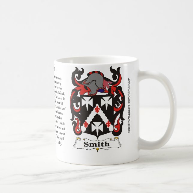 Smith-Familien-Wappen Tasse (Rechts)