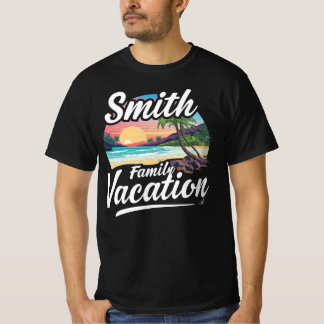 Smith Familienurlaub Individuelles Reiseziel T-Shirt