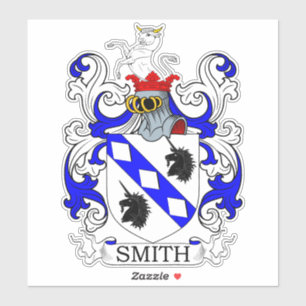 Smith Familienwappen Aufkleber