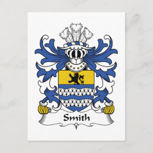Smith Familienwappen Postkarte