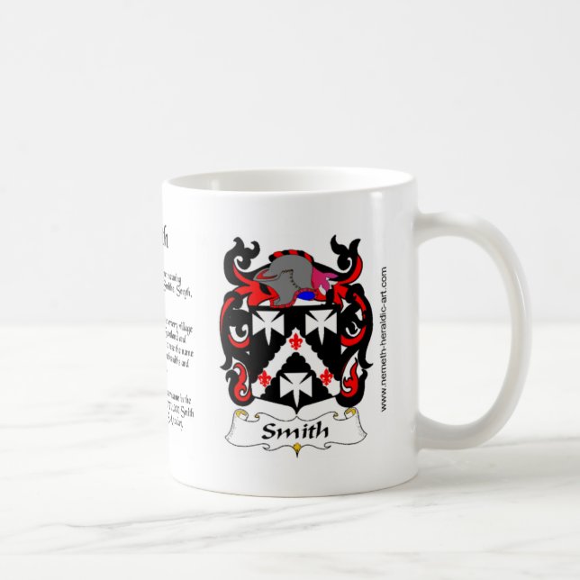 Smith-Familienwappenschale Tasse (Rechts)