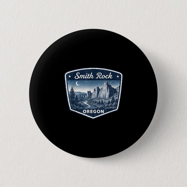 Smith Felsen Oregon Wandern Klettern Outdoor Button (Vorderseite)