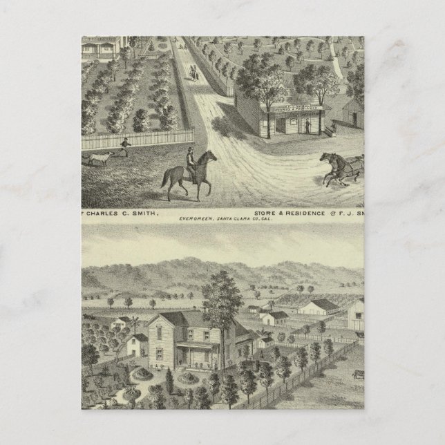 Smith, Herman Residenzen, Laden Postkarte (Vorderseite)