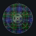 Smith Kariert mit keltischer Knot Dart-Tafel Dartscheibe<br><div class="desc">Großartiges Dartboard gemacht im traditionellen Smith Clan Scottish Tartan kariert. Die Grafik eines silbernen Tons umrissen grünen keltischen Knoten, schmückt das mittlere Bullen Auge. Anpassen, um jeden gewollt Text hinzuzufügen, ideal für Zuhause oder Büro und macht eine nette Geschenkidee.</div>