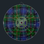 Smith Kariert mit keltischer Knot Dart-Tafel Dartscheibe<br><div class="desc">Großartiges Dartboard gemacht im traditionellen Smith Clan Scottish Tartan kariert. Die Grafik eines silbernen Tons umrissen grünen keltischen Knoten,  schmückt das mittlere Bullen Auge. Anpassen,  um jeden gewollt Text hinzuzufügen,  ideal für Zuhause oder Büro und macht eine nette Geschenkidee.</div>