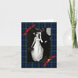 Smith Karierte Custom Wedding Foto Vielen Dank Dankeskarte
