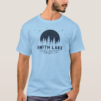 Smith Lake Treeline Navy T-Shirt