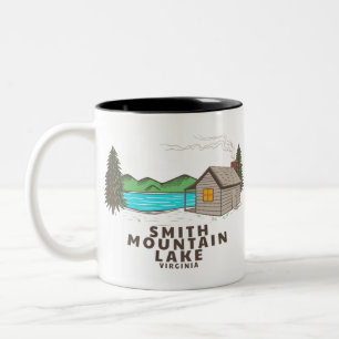 Smith Mountain Lake Cabin Zweifarbige Tasse