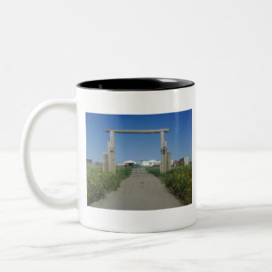 Smith-Rettungs-Rancheingang Zweifarbige Tasse