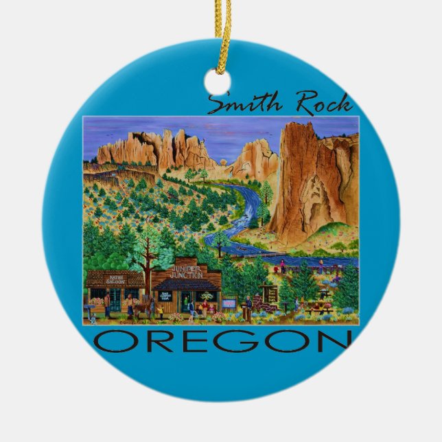 Smith Rock ~ Oregon Keramikornament (Vorne)