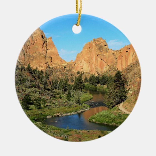 Smith Rock Staat Park, OR Keramik Ornament (Vorne)