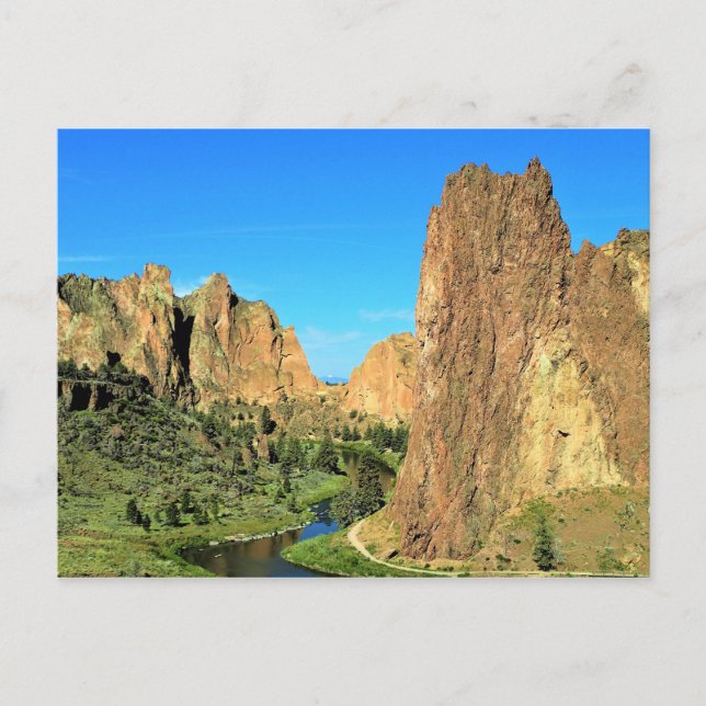 Smith Rock Staat Park, OR Postkarte (Vorderseite)