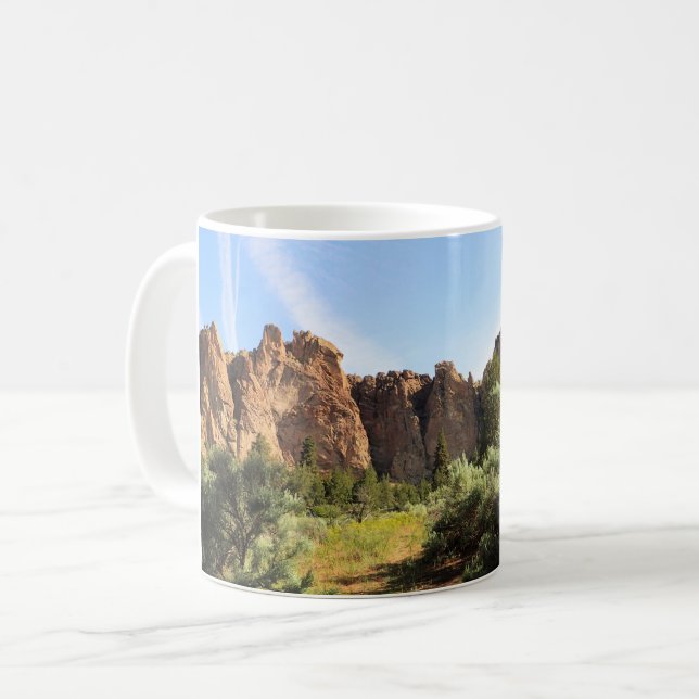 Smith Rock Staat Park, Oregon Kaffeetasse (Vorderseite Links)
