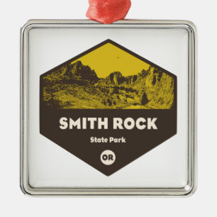 Smith Rock Staat Park Oregon Ornament Aus Metall