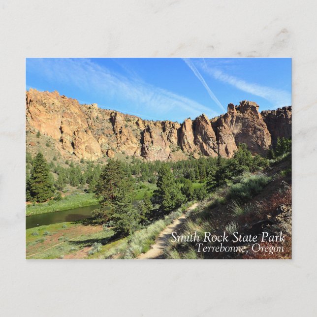 Smith Rock Staat Park, Oregon Postkarte (Vorderseite)