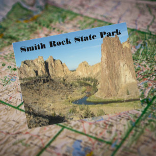 Smith Rock Staat Park Reisen Foto Postkarte