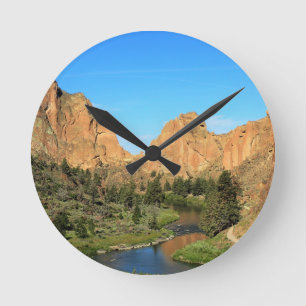 Smith Rock State Park, OR Runde Wanduhr