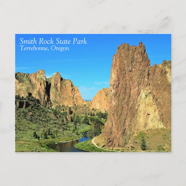 Smith Rock State Park Postkarte (Vorderseite)