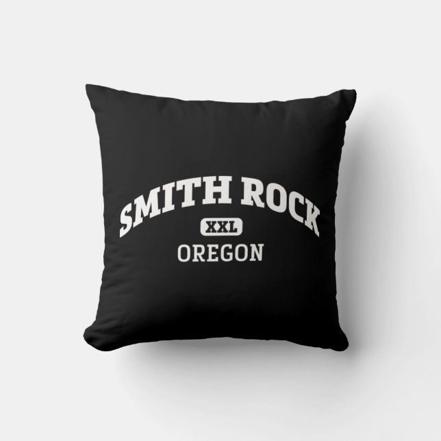 Smith Rock Uni Style Rock Climbereich Design Kissen (Vorderseite)